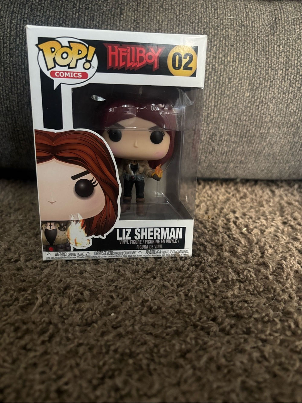 Funko Pop! Hellboy Liz Sherman Vinyl Figure - Maroon Hair